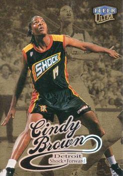 1999 Ultra WNBA - Gold Medallion #87G Cindy Brown Front