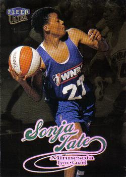 1999 Ultra WNBA - Gold Medallion #81G Sonja Tate Front
