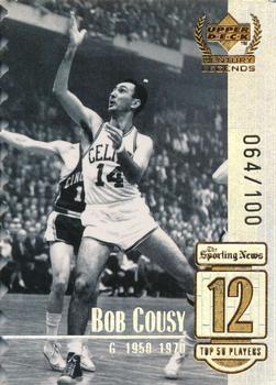 1998-99 Upper Deck Century Legends - Century Collection #12 Bob Cousy Front