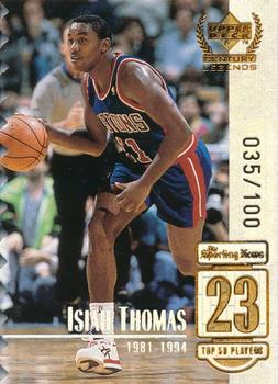 1998-99 Upper Deck Century Legends - Century Collection #23 Isiah Thomas Front