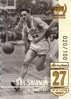 1998-99 Upper Deck Century Legends - Century Collection #27 Bill Sharman Front