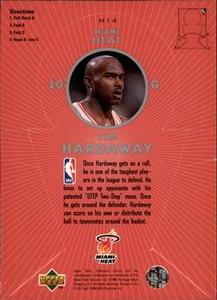 1997-98 Collector's Choice - NBA Miniatures #M14 Tim Hardaway Back