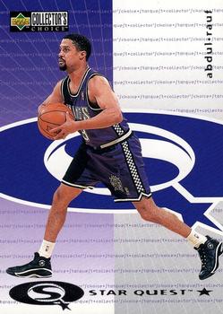 1997-98 Collector's Choice - StarQuest #SQ104 Mahmoud Abdul-Rauf Front