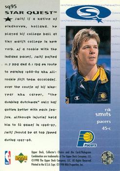 1997-98 Collector's Choice - StarQuest #SQ95 Rik Smits Back
