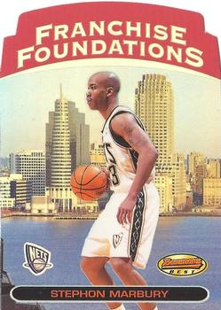 1999-00 Bowman's Best - Franchise Foundations #FF12 Stephon Marbury Front