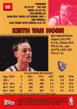 1999-00 Bowman's Best - Refractors #50 Keith Van Horn Back