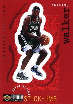 1997-98 Collector's Choice - Super Action Stick 'Ums #S2 Antoine Walker Front