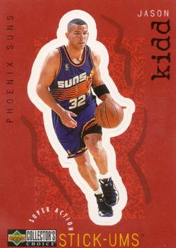 1997-98 Collector's Choice - Super Action Stick 'Ums #S21 Jason Kidd Front