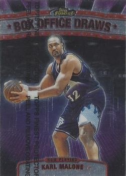 1999-00 Finest - Box Office Draws #BOD3 Karl Malone Front