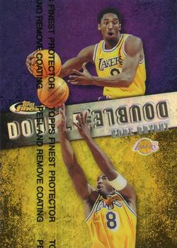 1999-00 Finest - Double Double Refractors #D2 Kobe Bryant Front