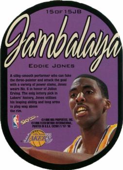 1997-98 E-X2001 - Jambalaya #15JB Eddie Jones Back