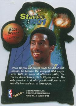 1997-98 E-X2001 - Star Date 2001 #3SD Kobe Bryant Back