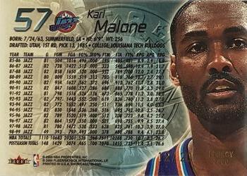 1999-00 Flair Showcase - Legacy Collection #57 Karl Malone Back