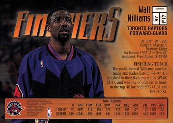 1997-98 Finest #97 Walt Williams Back