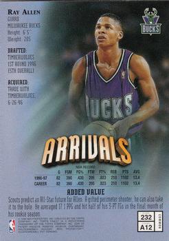 1997-98 Finest #232 Ray Allen Back
