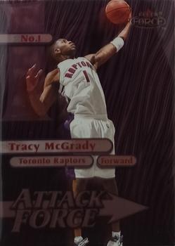 1999-00 Fleer Force - Attack Force #8 A Tracy McGrady Front