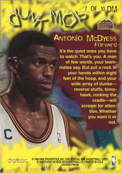 1999-00 Hoops - Dunk Mob #7DM Antonio McDyess Back