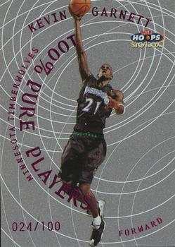 1999-00 Hoops - Pure Players 100 Percent #6PP Kevin Garnett Front
