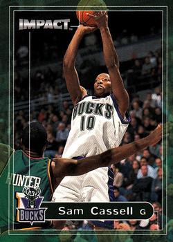 1999-00 SkyBox Impact #31 Sam Cassell Front