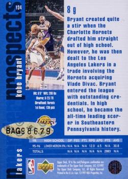 1999-00 SP Authentic - BuyBack #134 Kobe Bryant Back