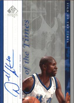 1999-00 SP Authentic - Sign of the Times #DA Darrell Armstrong Front