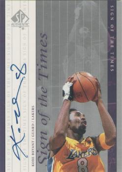1999-00 SP Authentic - Sign of the Times #KB Kobe Bryant Front
