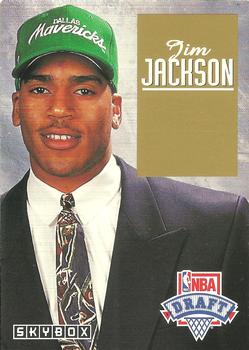 1993-94 SkyBox Premium - 1992-93 SkyBox Draft Picks Update #DP4 Jim Jackson Front