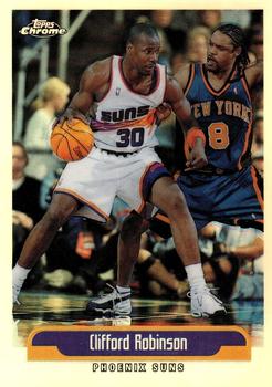 1999-00 Topps Chrome - Refractors #153 Clifford Robinson Front