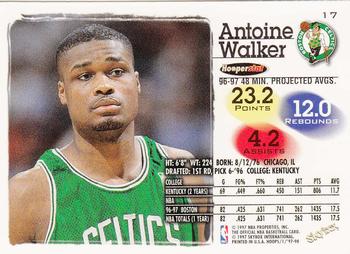 1997-98 Hoops #17 Antoine Walker Back