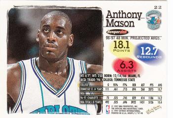 1997-98 Hoops #22 Anthony Mason Back