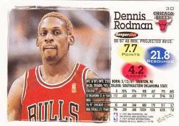 1997-98 Hoops #30 Dennis Rodman Back