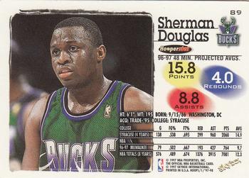 1997-98 Hoops #89 Sherman Douglas Back