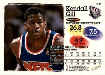 1997-98 Hoops #98 Kendall Gill Back