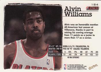 1997-98 Hoops #184 Alvin Williams Back