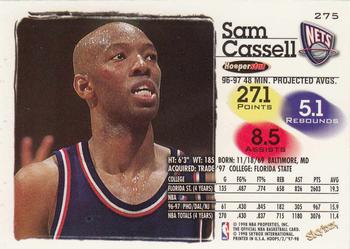 1997-98 Hoops #275 Sam Cassell Back