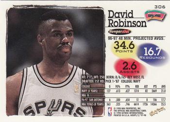 1997-98 Hoops #306 David Robinson Back