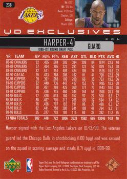 1999-00 Upper Deck - UD Exclusives #238 Ron Harper Back