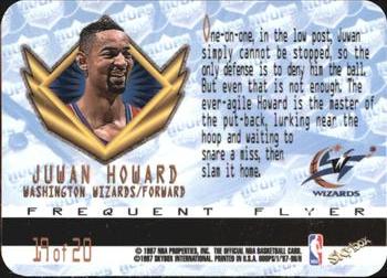 1997-98 Hoops - Frequent Flyer Club #19 Juwan Howard Back
