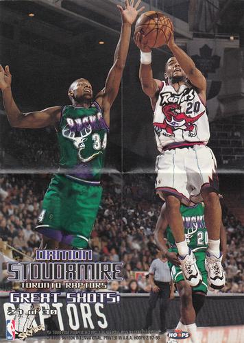 1997-98 Hoops - Great Shots! #27 Damon Stoudamire Front