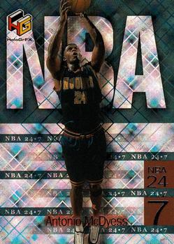 1999-00 Upper Deck HoloGrFX - NBA 24-7 #N12 Antonio McDyess Front