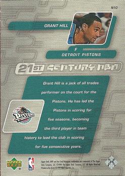 1999-00 Upper Deck MVP - 21st Century NBA #N10 Grant Hill Back