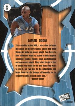 2000 Press Pass - Breakaway #BA30 Lamar Odom Back