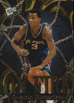 2000 Press Pass - On Fire #OF4 Quentin Richardson Front