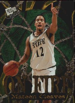 2000 Press Pass - On Fire #OF5 Mateen Cleaves Front