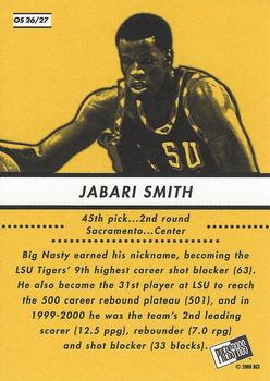 2000 Press Pass SE - Old School #OS26 Jabari Smith Back