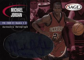 2000 SAGE - Autographs Silver #A28 Michael Jordan Front