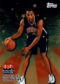 2000 Topps Team USA - Gold #4 Steve Smith Front