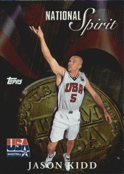2000 Topps Team USA - National Spirit #NS6 Jason Kidd Front