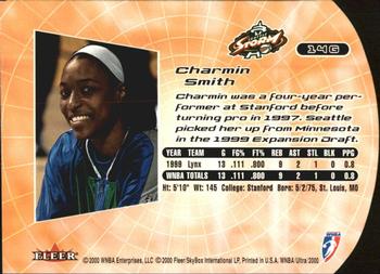 2000 Ultra WNBA - Gold Medallion #14G Charmin Smith Back