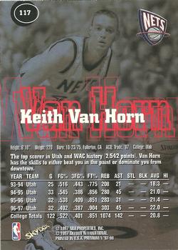 1997-98 SkyBox Premium #117 Keith Van Horn Back